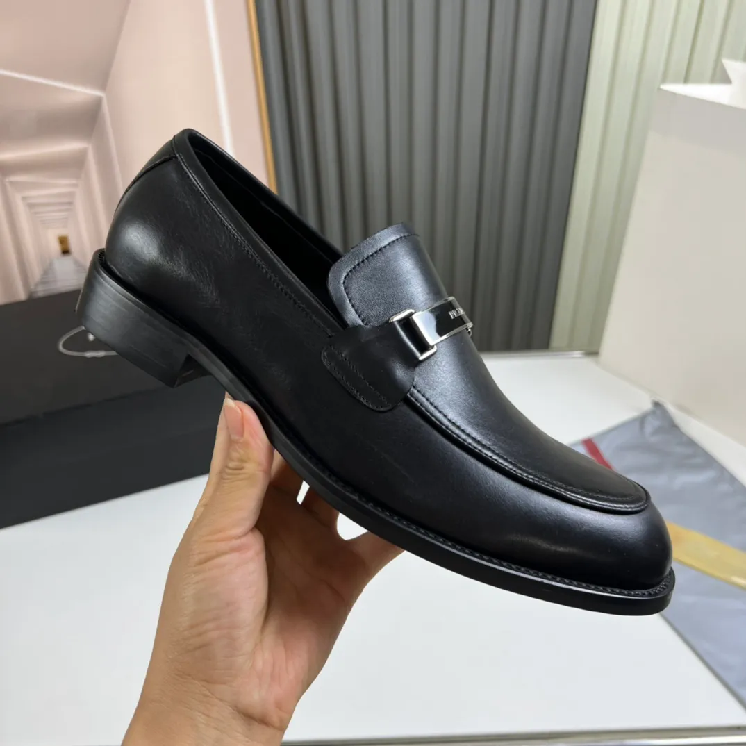 Men's shoes 💰520💰 Prada.PRADA men's business casual leather shoes, 1:1 shipment ⬆️Luxurious and noble 👞All imported original brand leather materials, just to create a more comfortable wearing experience, upper: original cowhide ➕Imported full cow lining, original outsole ✔️36-45 (45 non-returnable)